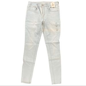 SO low rise jeggings size 7 women’s jean leggings 29.5” inseam acid wash skinny